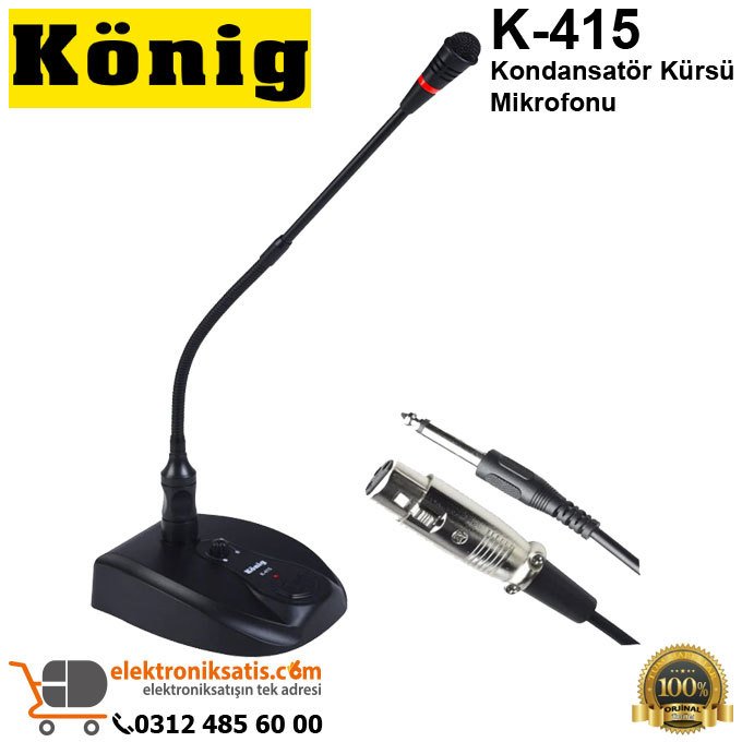 König K-415 Kondansatör Kürsü Mikrofonu