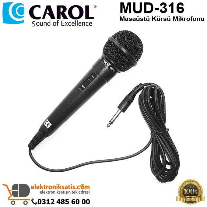 Carol MUD-316 Dinamik Mikrofon