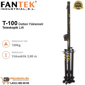 Fantek T-100 Üstten Yüklemeli Teleskopik Lift Kaldırma Sistemi