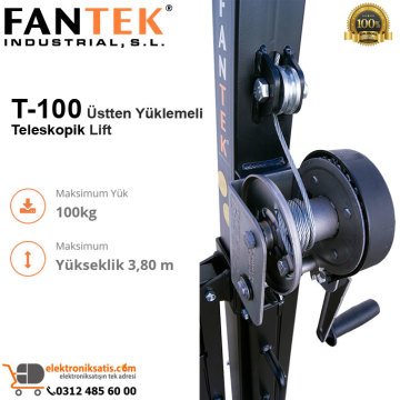 Fantek T-100 Üstten Yüklemeli Teleskopik Lift Kaldırma Sistemi
