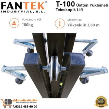 Fantek T-100 Üstten Yüklemeli Teleskopik Lift Kaldırma Sistemi