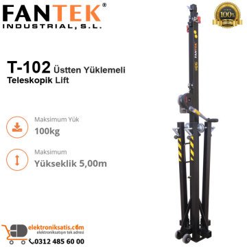 Fantek T-102 Üstten Yüklemeli Teleskopik Lift Kaldırma Sistemi