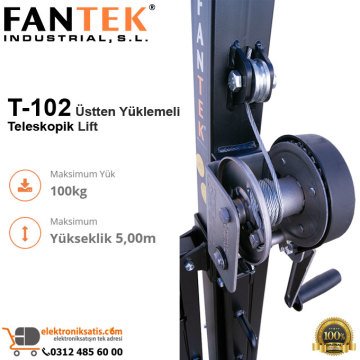 Fantek T-102 Üstten Yüklemeli Teleskopik Lift Kaldırma Sistemi