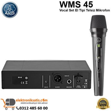AKG WMS 45 Vocal Set El Tipi Telsiz Mikrofon