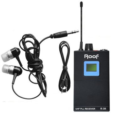 Roof R-3R UHF 32 Kanal Alıcı Kulaklık Receiver