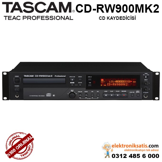 TASCAM CD-RW900MK2 Profesyonel CD Kayıt Cihazı