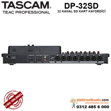 TASCAM DP-32SD 32 Kanal Ses Kayıt Cihazı Mikseri