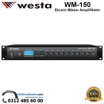 Westa WM-150 Ekranlı Mikser Amplifikatör