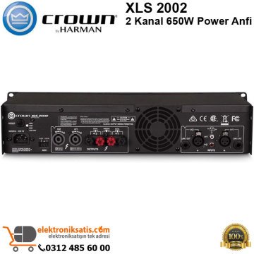 Crown XLS 2002 2 Kanal 650W Power Anfi
