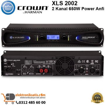 Crown XLS 2002 2 Kanal 650W Power Anfi