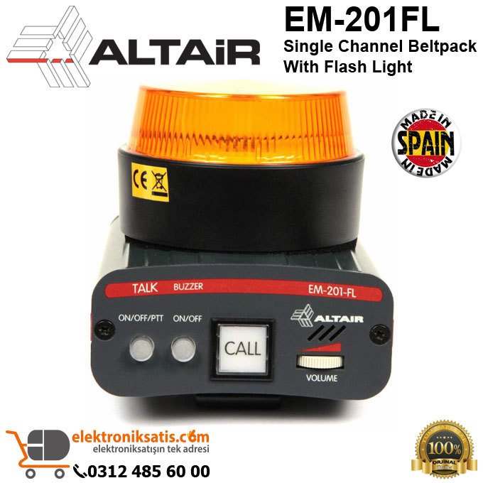 Altair EM-201FL Single Channel Beltpack