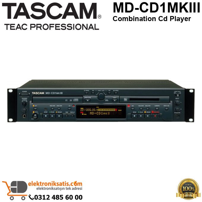 Tascam MD-CD1MKIII Combination Cd Player