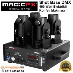 Magicfx Power Shot Base DMX 400 Watt Elektrikli Konfeti Makinası