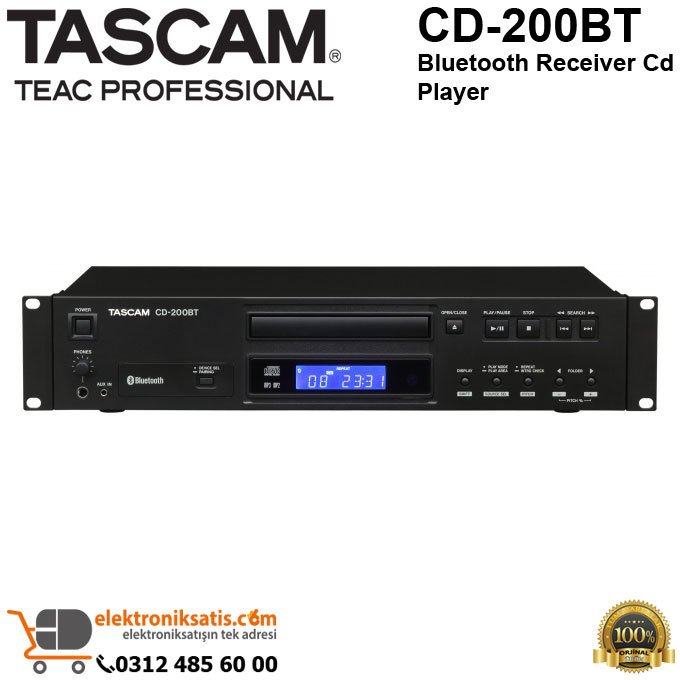 Tascam CD-200BT Bluetooth Receiver Cd Player