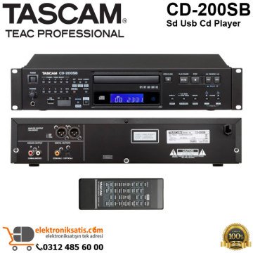 Tascam CD-200SB Sd Usb Cd Player