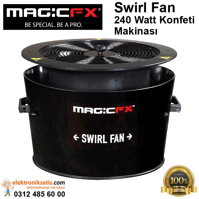 Magicfx Swirl Fan 240 Watt Konfeti Makinası