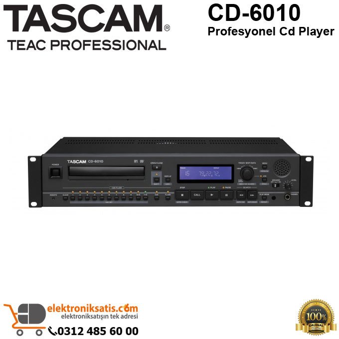 Tascam CD-6010 Profesyonel Cd Player