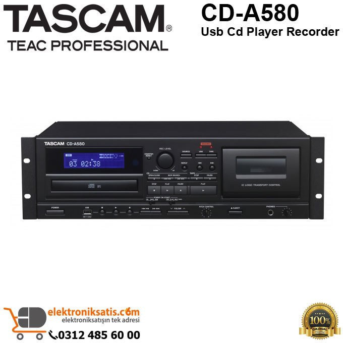 Tascam CD-A580 Usb Cd Player Recorder