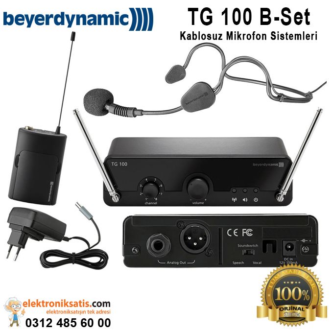 Beyerdynamic TG 100 B-Set Kafa Tipi Telsiz Verici