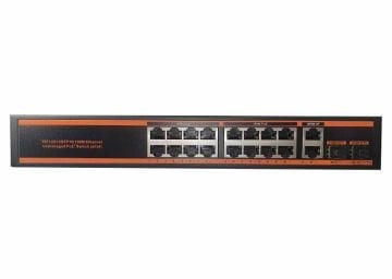 SWİTCH POE 16F+2G+2SFP 10/100 Ethernet PoE +Switch