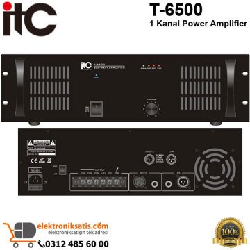 ITC T-6500 1 Kanal 500W Power Amplifier