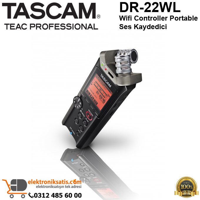 Tascam DR-22WL Wifi Conroller Portable Ses Kaydedici