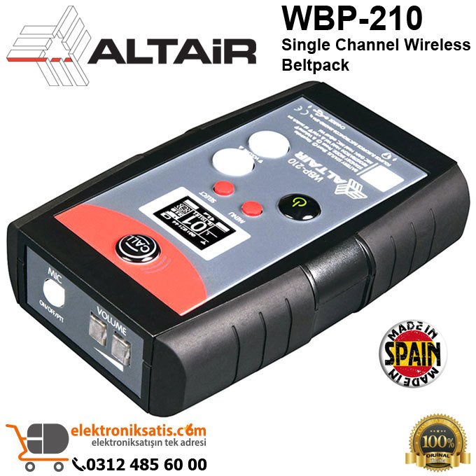 Altair WBP-210 Single Channel Wireless Beltpack