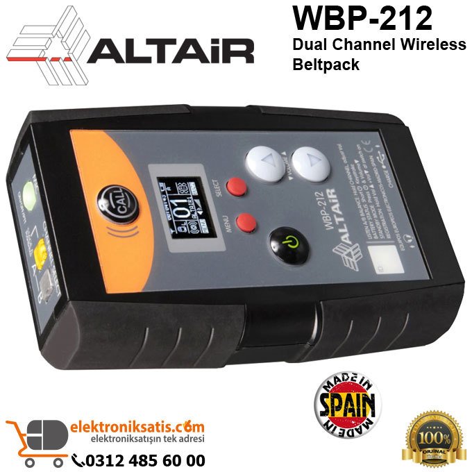 Altair WBP-212 Dual Channel Wireless Beltpack