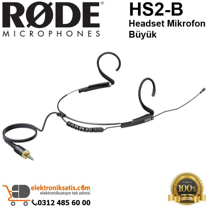 RODE HS2-B Headset Mikrofon Büyük