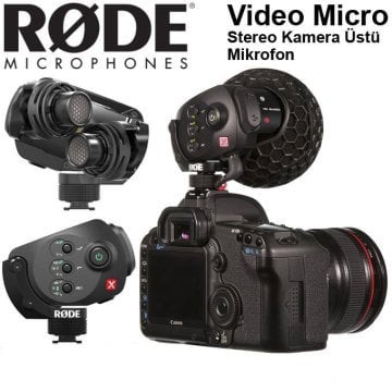 RODE VideoMic X Stereo Kamera Üstü Mikrofon