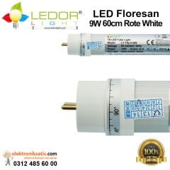 Ledorlight LED Floresan 9W 60 cm Rote White