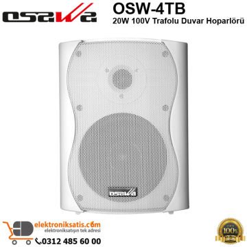 OSAWA OSW-4T Beyaz 100V Trafolu Duvar Hoparlörü