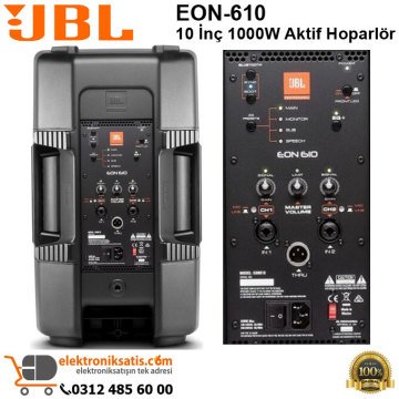 JBL EON-610 10 inç 1000W Aktif Hoparlör