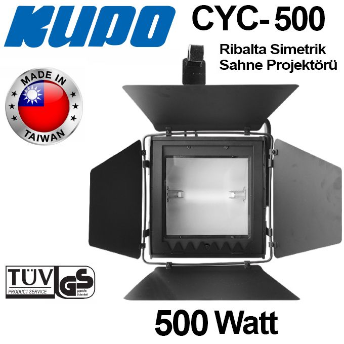 KUPO CYC-500 Ribalta Simetrik Sahne Projektörü