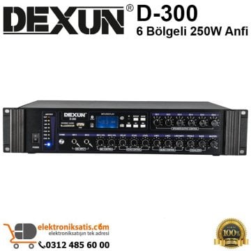 Dexun D-300 250W 100V 6 Bölgeli Anfi