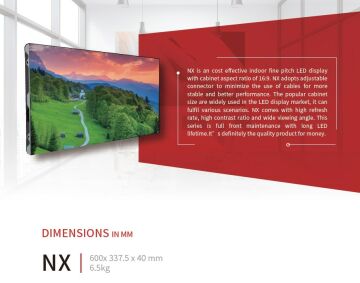 AET NX DH18 2x2 55'' Bezelsiz Görüntü Duvarı 108'' 2,66 MT2