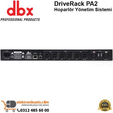 dbx DriveRack PA2 Hoparlör Yönetim Sistemi