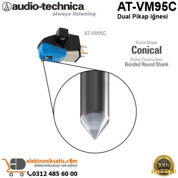 Audio Technica AT-VM95C Dual Pikap iğnesi