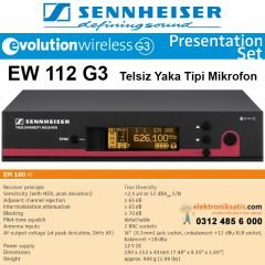 Sennheiser EW 112 G3 Telsiz Yaka Tipi Mikrofon