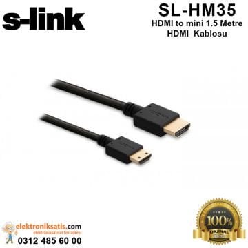S-link  SL-HM35 HDMI to mini 1.5 Metre HDMI  Kablosu