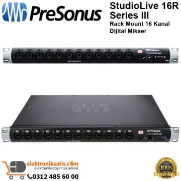 PRESONUS StudioLive 16R 16 Kanal Dijital Mikser