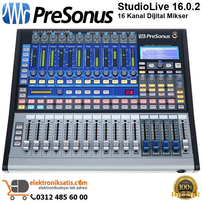 PRESONUS StudioLive 16.0.2 USB Dijital Mikser