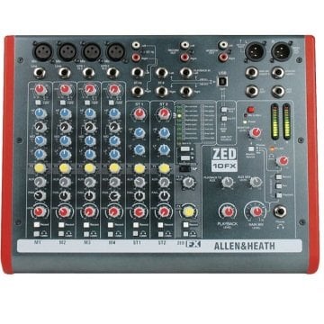 Allen Heath ZED 10FX USB Ses Mikseri