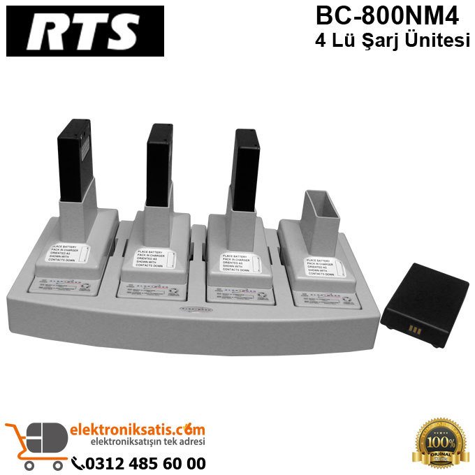 RTS BC-800NM4 4lü Şarj Ünitesi
