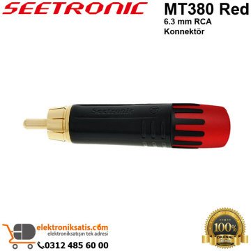 Seetronic MT380 Red RCA Konnektör