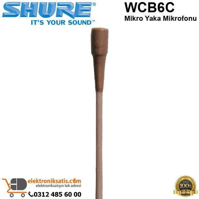 Shure WCB6C Mikro Yaka Mikrofonu