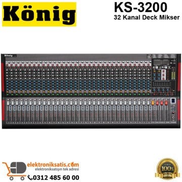 König KS-3200 32 Kanal Deck Mikser