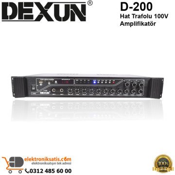 Dexun D-200 Hat Trafolu Amplifikatör