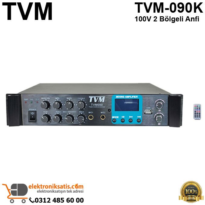 TVM-090K 100V 2 Bölgeli Anfi
