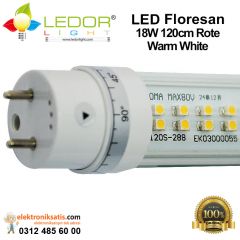 Ledorlight LED Floresan 18W 120 cm Rote Warm White